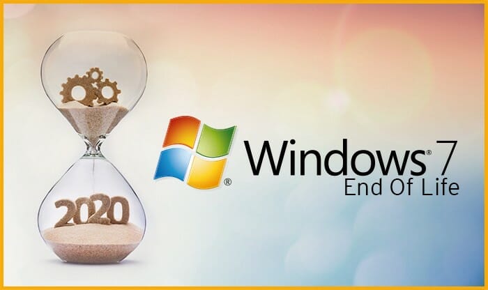 O suporte para o Windows 7 terminou em 14 de janeiro de 2020